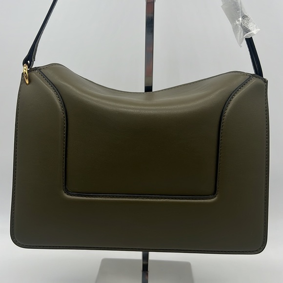 Wandler Penelope Leather Shoulder Bag Deep Olive - Picture 3 of 16